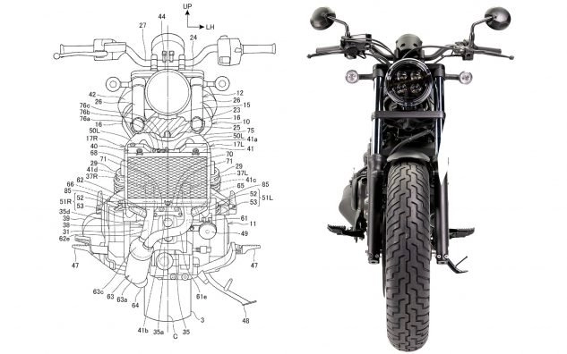 Honda rebel 1100 lộ diện bảng thiết kế hoàn toàn mới