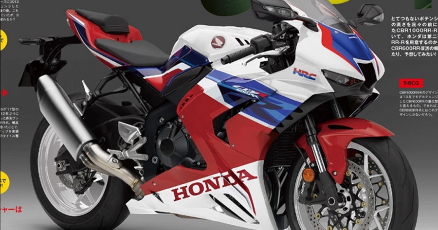 Honda sẽ ra mắt mẫu cbr600rr-r lấy ý tưởng từ đàn anh cbr1000rr-r