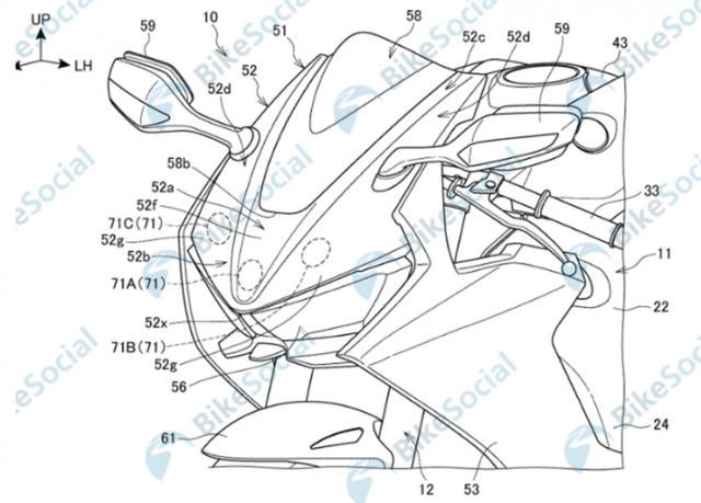 Honda tiếp tục ra mắt bảng thiết kế hệ thống fairing lưu động dành cho cbr1000rr tiếp theo