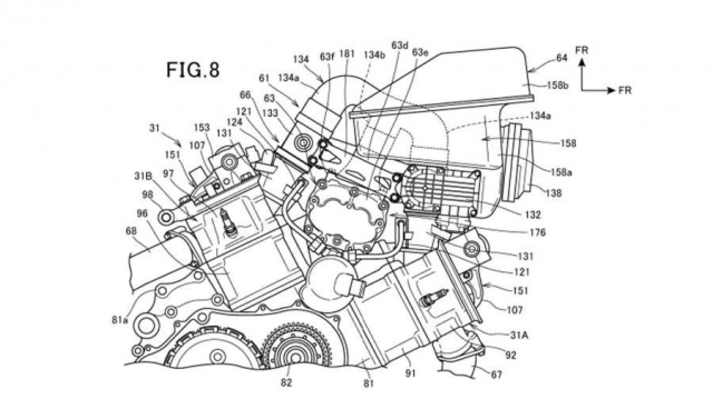 Honda tiết lộ bảng thiết kế động cơ v-twin supercharger hoàn toàn mới