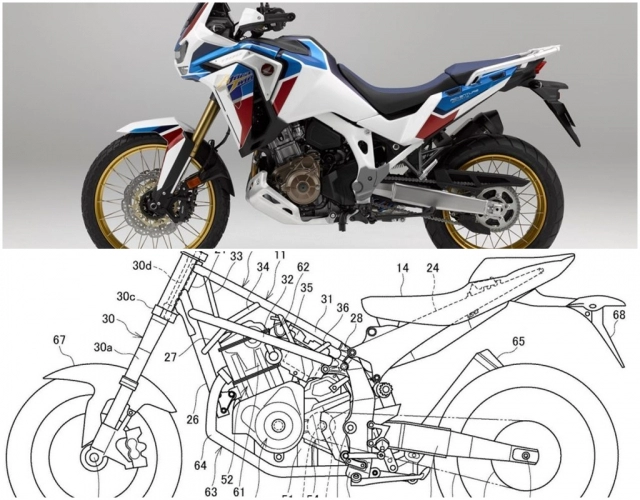 Honda tiết lộ bảng thiết kế mới dự đoán là đàn em honda africa twin 1100