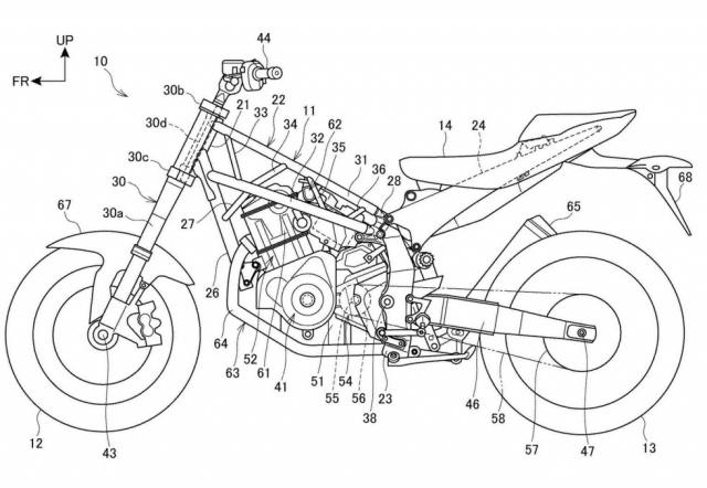 Honda tiết lộ bảng thiết kế mới dự đoán là đàn em honda africa twin 1100