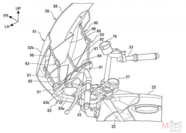 Honda tiết lộ bảng thiết kế mới về cơ chế điều chỉnh ghi-đông lái