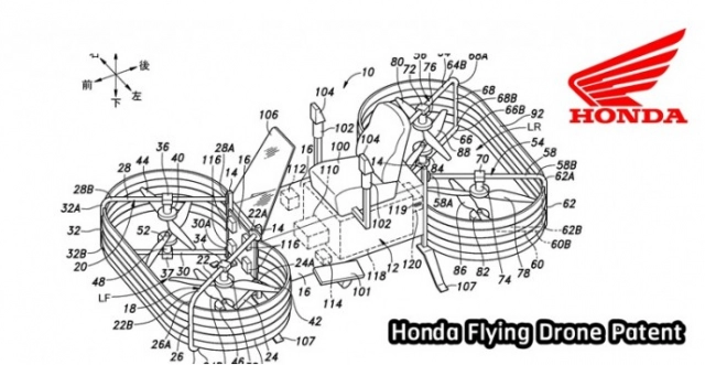 Honda tiết lộ bảng thiết kế xe máy bay nền tảng dành cho tương lai