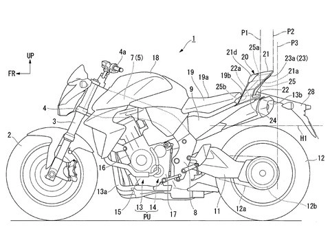 Honda tiết lộ thiết kế mới có khả năng là của cbr600rr-r