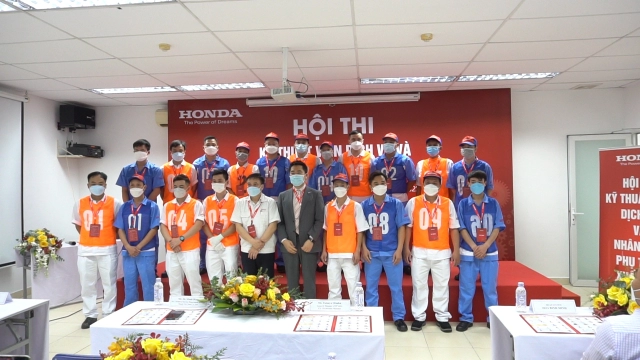 Honda việt nam tổ chức thành công hội thi kỹ thuật viên dịch vụ 