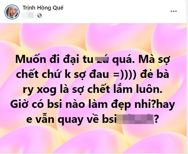 Hồng quế chia tay cặp loa nhân tạo 10 năm mẹ đơn thân dáng đẹp hơn người vẫn đòi hóa gái 20