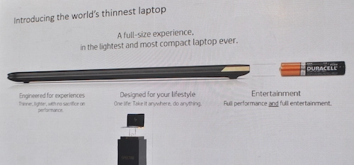 Hp giới thiệu laptop mỏng nhất thế giới giá 43 triệu đồng