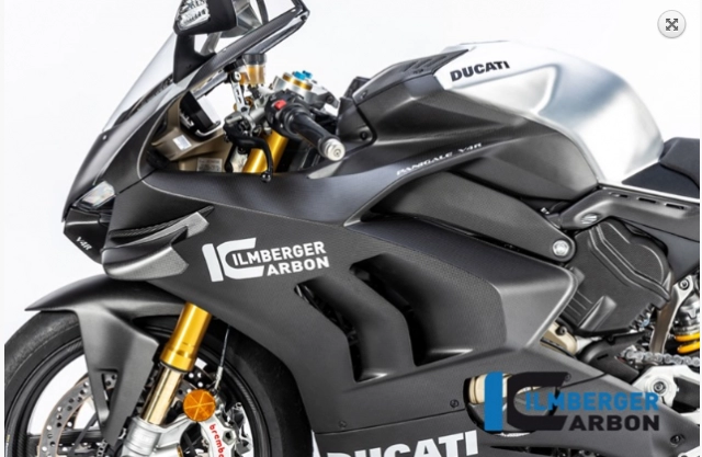 Ilmberger ra mắt gói phụ kiện full carbon cho ducati panigale v4 r