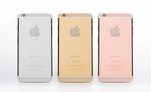 Iphone 6 đính kim cương mạ vàng giá trên tỷ đồng