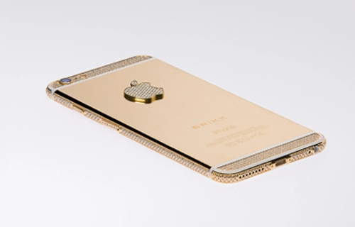Iphone 6 đính kim cương mạ vàng giá trên tỷ đồng