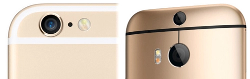 Iphone 6 so tài cao thấp với htc one m8