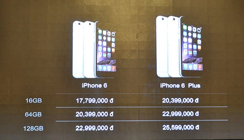 Iphone 6 và iphone 6 plus chính thức được bán tại việt nam