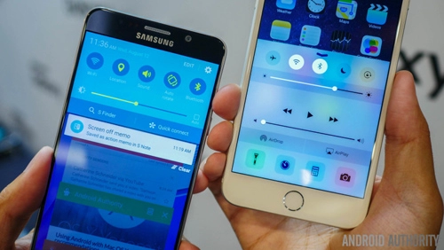 Iphone 6s plus và samsung galaxy note 5 đi tìm kẻ mạnh