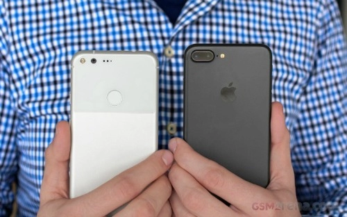 Iphone 7 plus đọ sức cùng google pixel xl