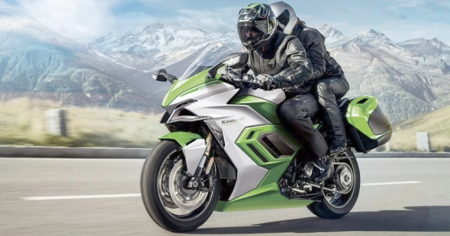 Kawasaki đang phát triển một chiếc mô tô trang bị động cơ siêu nạp hydro