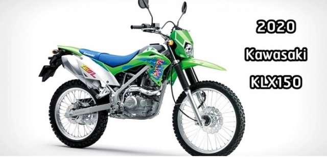 Kawasaki klx150 2020 mới ra mắt lấy chủ đề retro thập niên 80