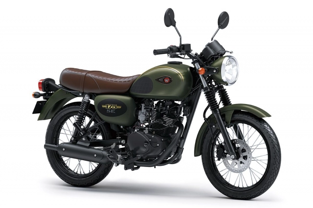 Kawasaki w175 2022 cập nhật phiên bản mới