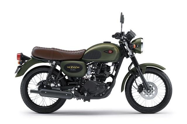 Kawasaki w175 2022 cập nhật phiên bản mới