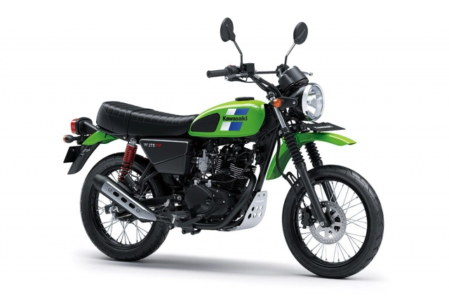 Kawasaki w175 2022 cập nhật phiên bản mới