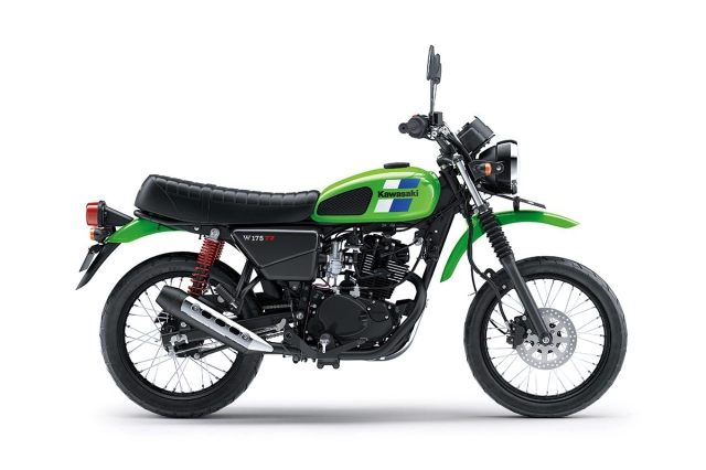 Kawasaki w175 2022 cập nhật phiên bản mới