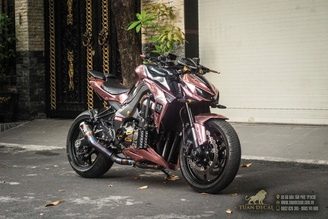 Kawasaki z1000 nâng cấp khác biệt đến từ tuan decal