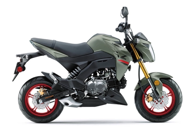 Kawasaki z125 pro ra mắt phiên bản mới chứng minh ta là vua lì đòn