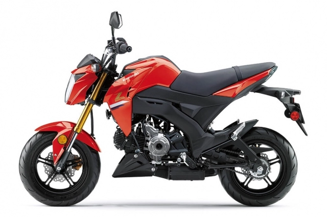 Kawasaki z125 pro ra mắt phiên bản mới chứng minh ta là vua lì đòn