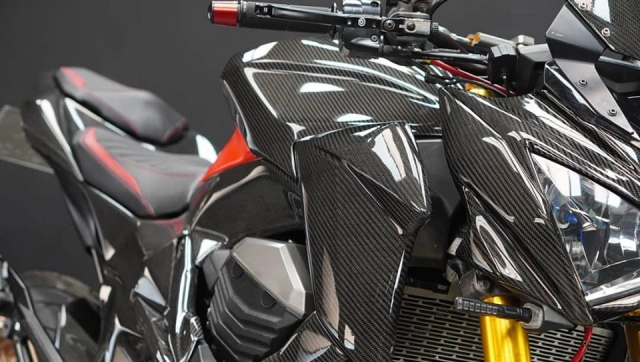Kawasaki z800 độ đầy đẳng cấp với diện mạo full carbon