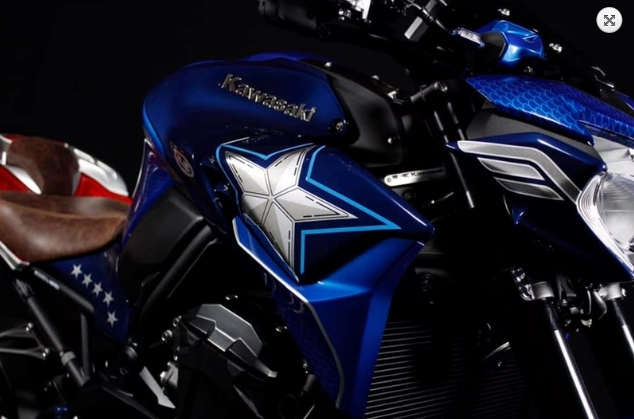 Kawasaki z900 captain american edition chính thức ra mắt