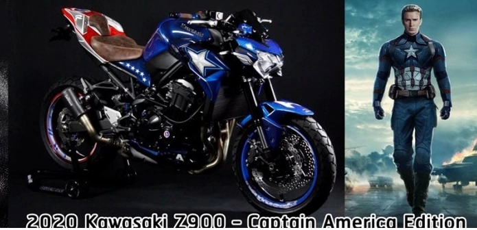 Kawasaki z900 captain american edition chính thức ra mắt