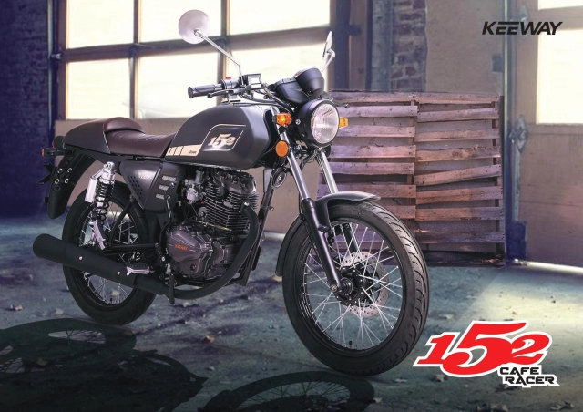 Keeway cafe racer 152 - trang bị sẵn trái 62 kiểu dáng cổ điển và giá siêu rẻ