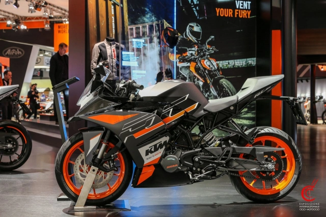 Ktm rc390 2020 và rc125 2020 chính thức ra mắt với họa tiết mới tại eicma 2019