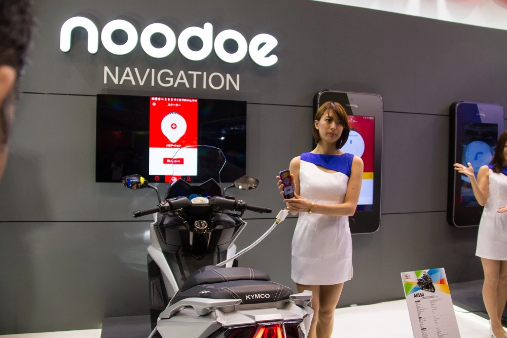 Kymco ra mắt tính năng điều hướng navigation của hệ thống noodoe