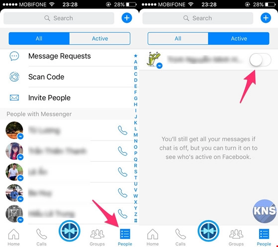 Làm thế nào để ẩn mình trên facebook messenger