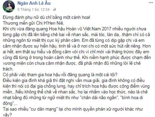 Lê âu ngân anh bị đề nghị tước vương miện và đây là phản ứng của cư dân mạng