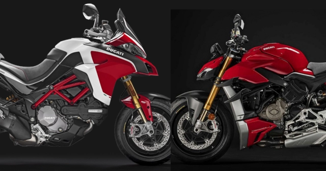 Lộ ảnh ducati đang thử nghiệm streetfighter v2 và multistrada v4 pike peak