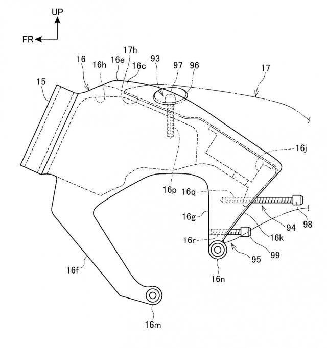 Lộ diện bằng sáng chế về superbike cbr1000rr-r fireblade thế hệ tiếp theo