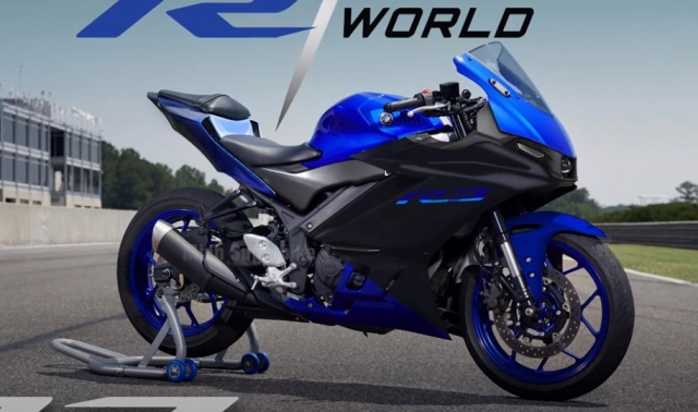 Lộ diện hình ảnh của yamaha r3 2022