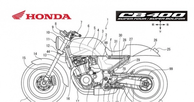 Lộ diện thiết kế mới của honda cb400 super four sẽ được ra mắt vào cuối năm nay