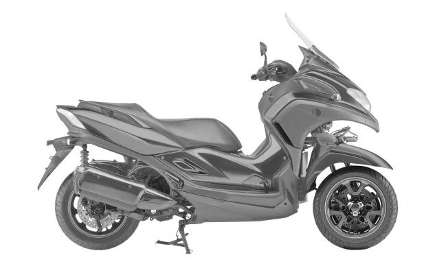 Lộ diện yamaha 3ct - xe tay ga ba bánh 300cc dự kiến sẽ ra mắt trong năm 2019