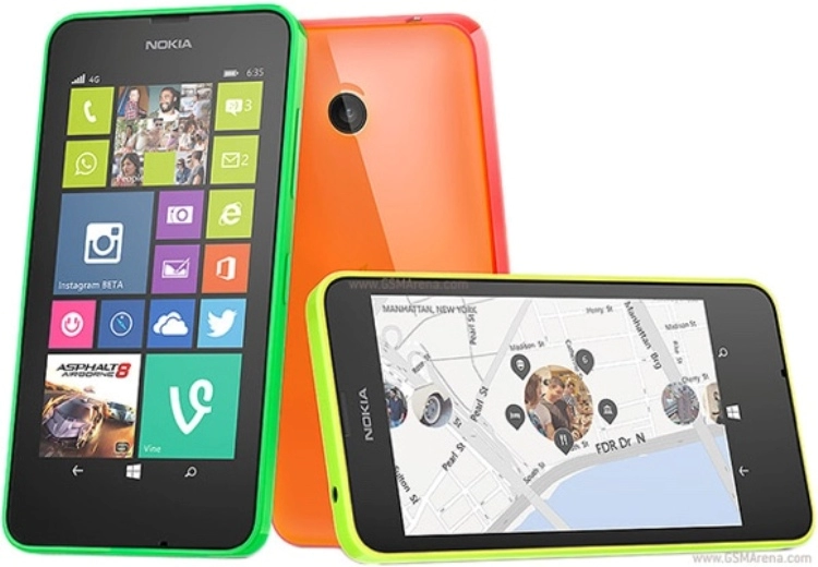 Lumia 635 bản ram 1gb đang kén chọn thị trường bán