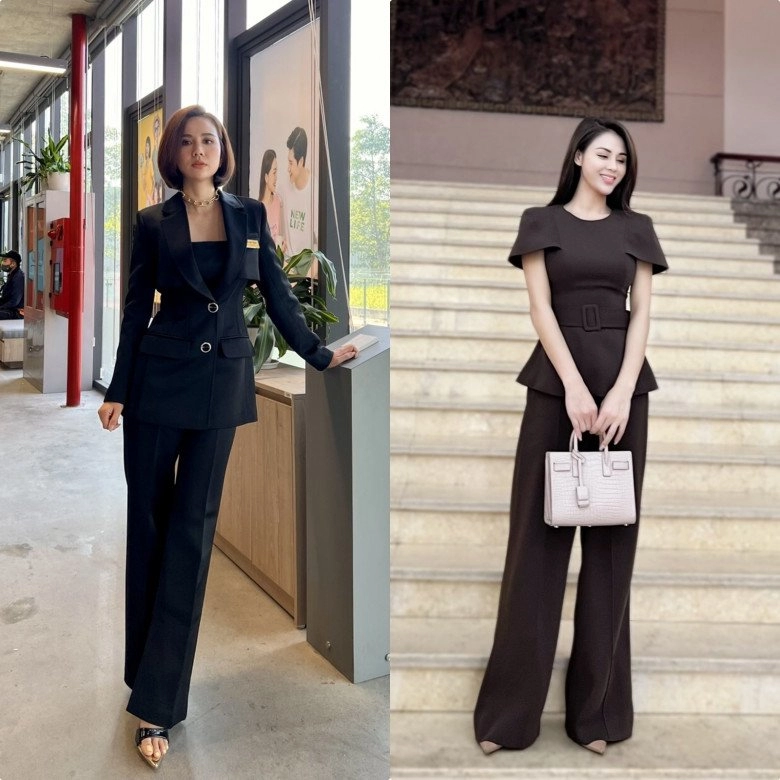 Lương thu trang sắp soán ngôi thánh nữ công sở của phan minh huyền stylist tiết lộ số đo 3 vòng khủng