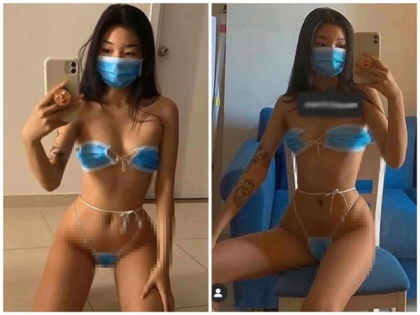 Mặc nội y ra sân bay lấy khẩu trang làm bikini những pha ăn mặc cạn lời của chị em