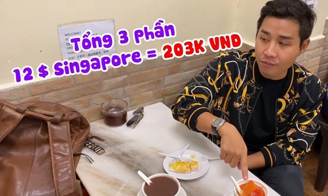 Mc nổi tiếng việt nam ăn chè ở quán ngon nhất singapore có món lạ từ loại quả cực quen