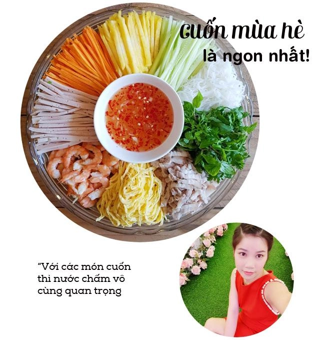 Mẹ 3 con khoe những món cuốn tươi mát ngày hè khiến dân mạng nhìn thôi đã chảy nước miếng