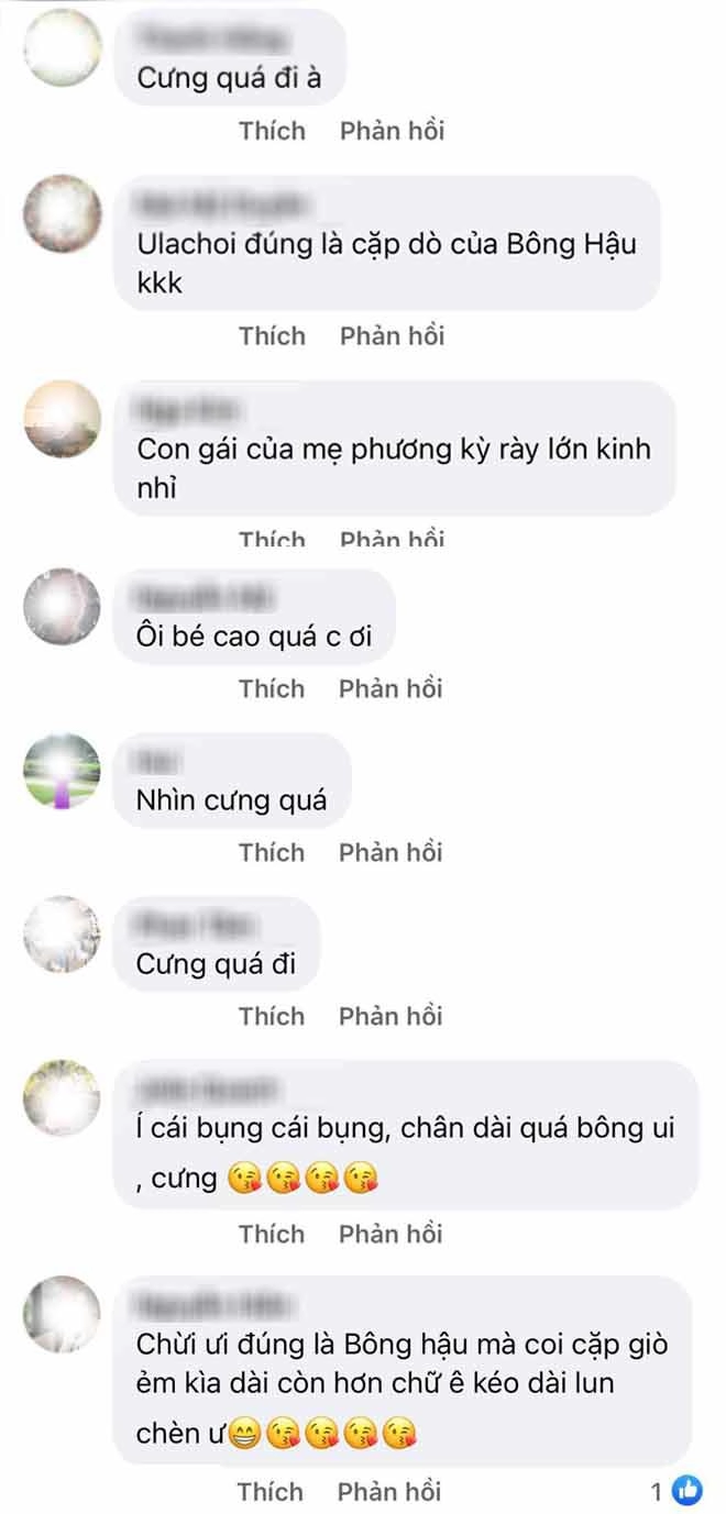 Mẹ là mỹ nhân con gái bông hậu của lê phương 2 tuổitrổ giò diện đồ bơi khoe chân dài