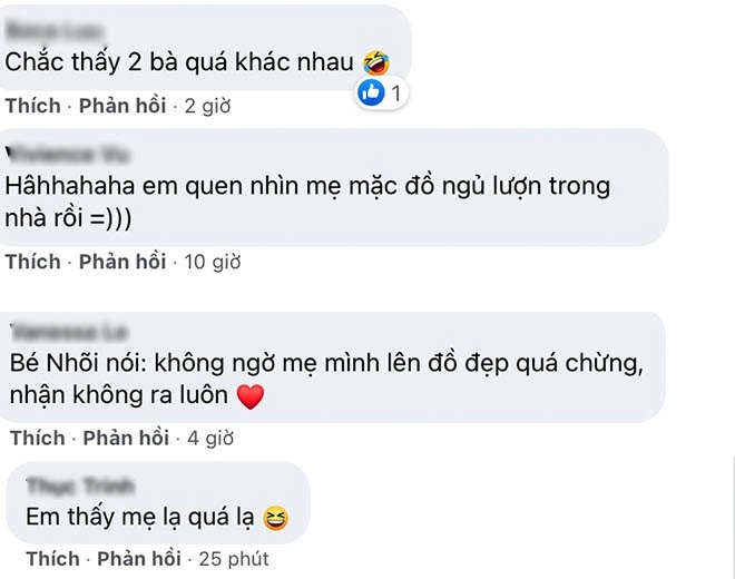 Mẹ là top 20 hhvn nhưng con gái đàm thu trang chỉ quen mẹ mặt mộc ăn mặc xuề xoà