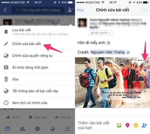 Mẹo thay đổi hình ảnh trên facebook không bị mất like