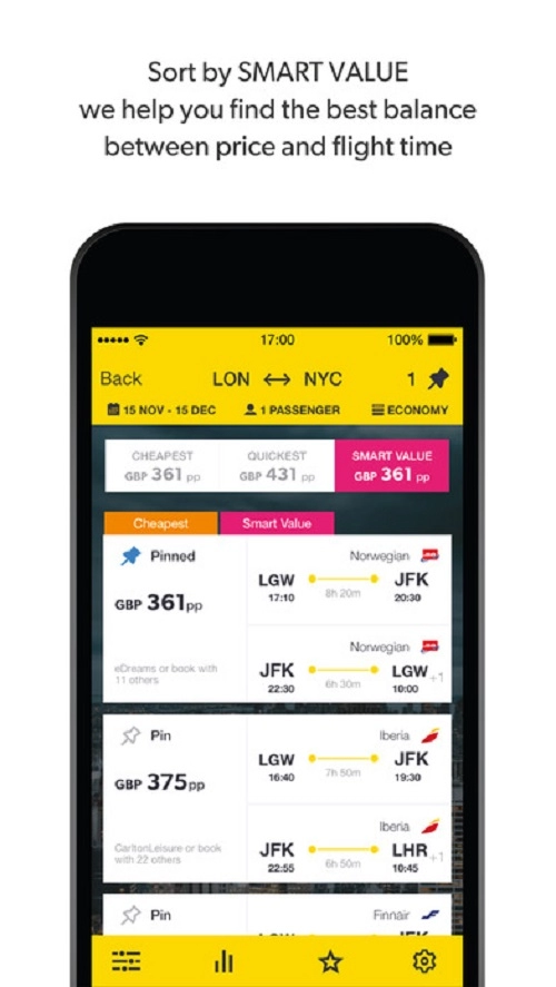 Mẹo tìm chuyến bay giá rẻ nhất với 5 ứng dụng trên android và ios